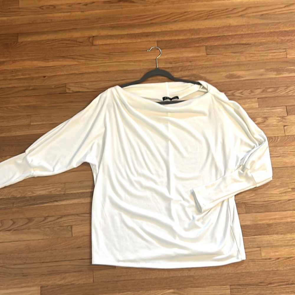 White Long Sleeve Top